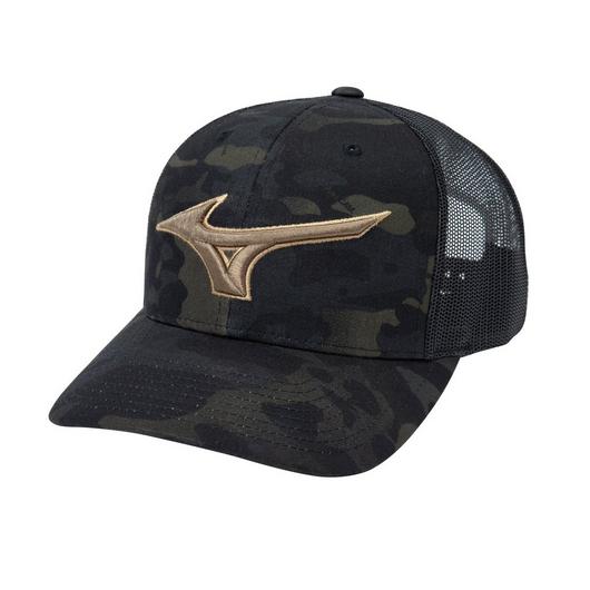 MIZUNO DIAMOND TRUCKER CAMO HAT
