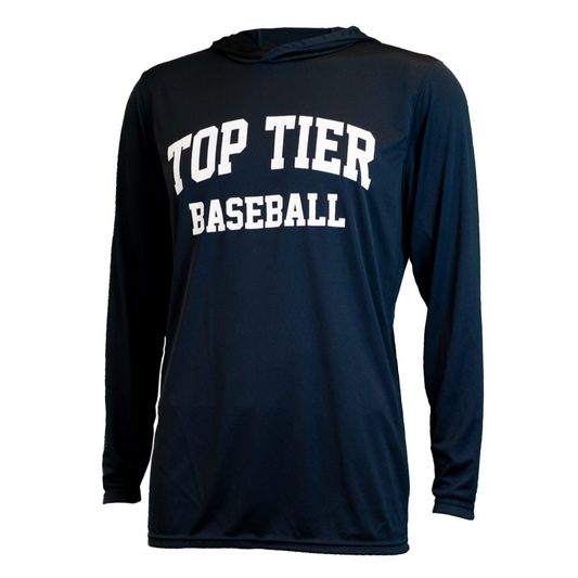 TOP TIER MEN'S LS SHIRT WITH HOOD
