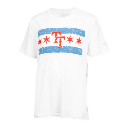 MIZUNO YOUTH TT CHICAGO FLAG SS SHIRT