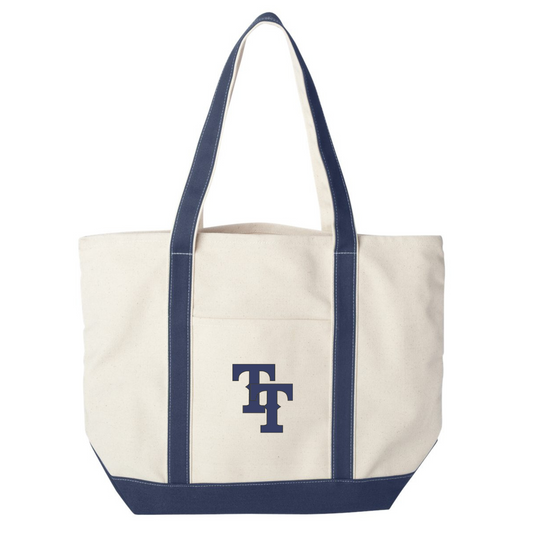TOP TIER XL CANVAS TOTE BAG