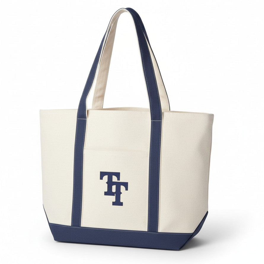 TOP TIER XL CANVAS TOTE BAG